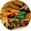 Chop Suey aux germes de soja et poulet ou bœuf ou scampis